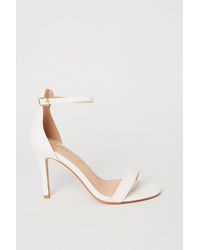 Dorothy Perkins - Wide Fit Tyla High Stiletto Barely There Heeled Sandals - Lyst