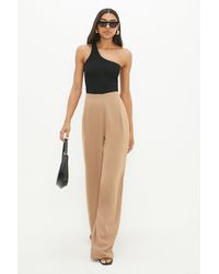 Dorothy Perkins - Tall Pull On Wide Leg Trousers - Lyst