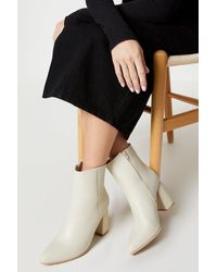 Dorothy Perkins - Principles: Odessa Pointed Block Heel Ankle Boots - Lyst