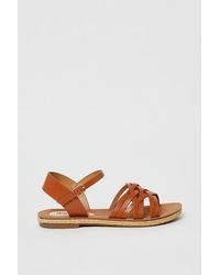 Dorothy Perkins - Good For The Sole: Montego Multi Strap Espadrille Detail Flat Sandals - Lyst