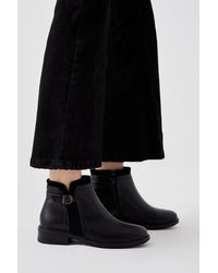 Dorothy Perkins - Good For The Sole: Wide Fit Mia Mixed Material Ankle Boots - Lyst