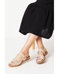 Dorothy Perkins - Good For The Sole: Martina Comfort Multi Buckle Strap Flat Sandals - Lyst