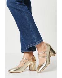 Dorothy Perkins - Delta High Block Heel Mary Jane Court Shoes - Lyst