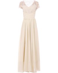 jolie moi duck egg blue lace dress