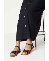 Dorothy Perkins - Good For The Sole: Melanie Comfort Cross Strap Flat Sandals - Lyst