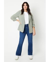 Dorothy Perkins - Curve Comfort Stretch Bootcut Jeans - Lyst