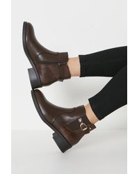 Dorothy Perkins - Macie Buckle Detail Ankle Boots - Lyst