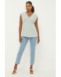 Dorothy Perkins - Tall Cropped Slim Mom Jeans - Lyst