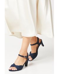 Dorothy Perkins - Good For The Sole: Wide Fit Trisha Two Part Heeled Sandals - Lyst
