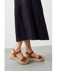 Dorothy Perkins - Wide Fit Ria Low Wedges - Lyst