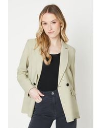 Dorothy Perkins - Double Breasted Blazer - Lyst