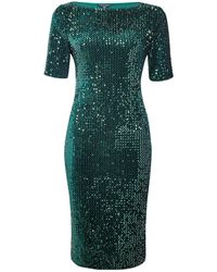 dorothy perkins green sequin dress