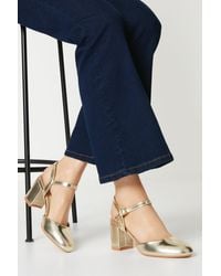 Dorothy Perkins - Good For The Sole: Camilla High Block Heel Court Shoes - Lyst