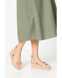 Dorothy Perkins - Good For The Sole: Wide Fit Holly Soft Twist Wedges - Lyst