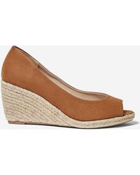 topshop wander tan wedges