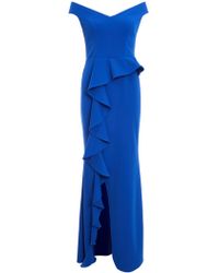 quiz royal blue maxi dress