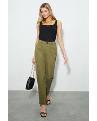 Dorothy Perkins - Cargo Pocket Trousers - Lyst
