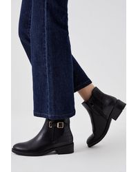 Dorothy Perkins - Good For The Sole: Marlie Buckle Strap Elastic Ankle Boots - Lyst