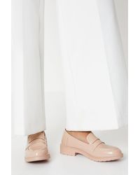 Dorothy Perkins - Lucia Patent Penny Loafers - Lyst