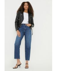 Dorothy Perkins - Hattie High Rise Straight Jeans - Lyst