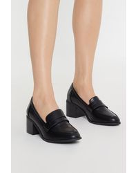 Dorothy Perkins - Lora Heeled Loafers - Lyst