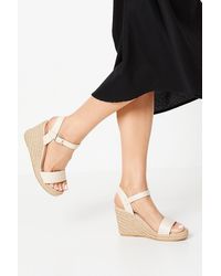 Dorothy Perkins - Remy High Espadrille Wedge Sandals - Lyst