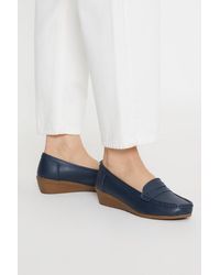 Dorothy Perkins - Good For The Sole: Niamh Wide Fit Leather Comfort Loafers - Lyst