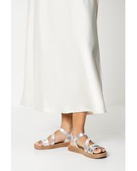 Dorothy Perkins - Good For The Sole: Maimie Multi Strap Comfort Flat Sandals - Lyst