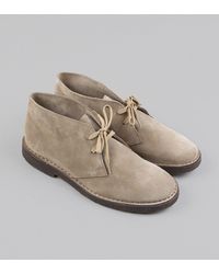 Drake's Clifford Desert Boot Sand Suede - Natural