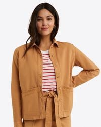 Draper James - Utility Jacket In Cotton Twill - Lyst