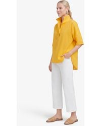 Draper James - Logan Top In Cotton Dobby - Lyst