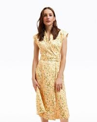 Draper James - Addison Short Sleeve Midi Shirtdress In Floral Rattan - Lyst