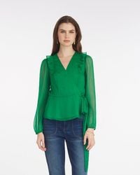 Draper James - Wrap Top - Lyst