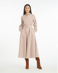 Draper James - Eliza Midi Shirtdress In Rust Stripe - Lyst