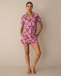 Draper James - Sara Pajama Set In Trellis Bow - Lyst