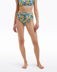 Draper James - Lemon Blossom High Waist Bottom With Belt - Lyst