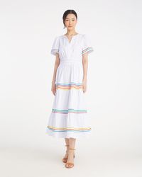 Draper James - Hollie Midi Dress In Rainbow Ric Rac - Lyst