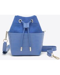 Draper James - Mini Bucket Bag In Light Blue - Lyst