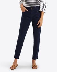 Draper James - Mid-rise Slim Jeans In Dark Wash - Lyst