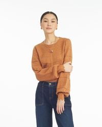 Draper James - Long-sleeve Pointelle Sweater - Lyst