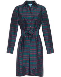 Draper James - Layla Mini Shirtdress In Plaid - Lyst
