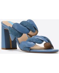 Draper James - Dolly Heel Sandal In Chambray - Lyst