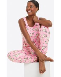 Draper James - Hillary Pajama Set In Pink Magnolia - Lyst