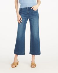 Draper James - 5-pocket Wide Leg Crop - Lyst