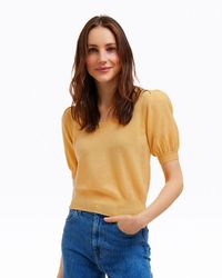 Draper James - Short Sleeve Cashmere Sweater - Lyst