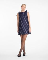 Draper James - Sleeveless Dress In Fan Floral Jacquard - Lyst