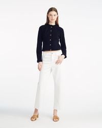 Draper James - Ruffle Denim Jacket - Lyst