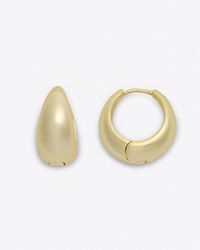 Draper James - Thick Huggie Hoops In Gold - Lyst