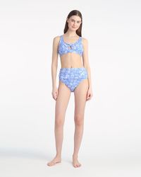 Draper James - Abstract Dahlia Bikini Top - Lyst