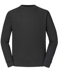 Fruit Of The Loom - "Classic" Sweatshirt Für Herren/Damen Raglanärmel (Hellgrau) - Lyst